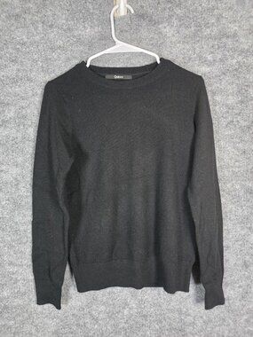 Quince Sweater Womens XS Black 100% Cashmere Crewneck Pullover Lint Knit